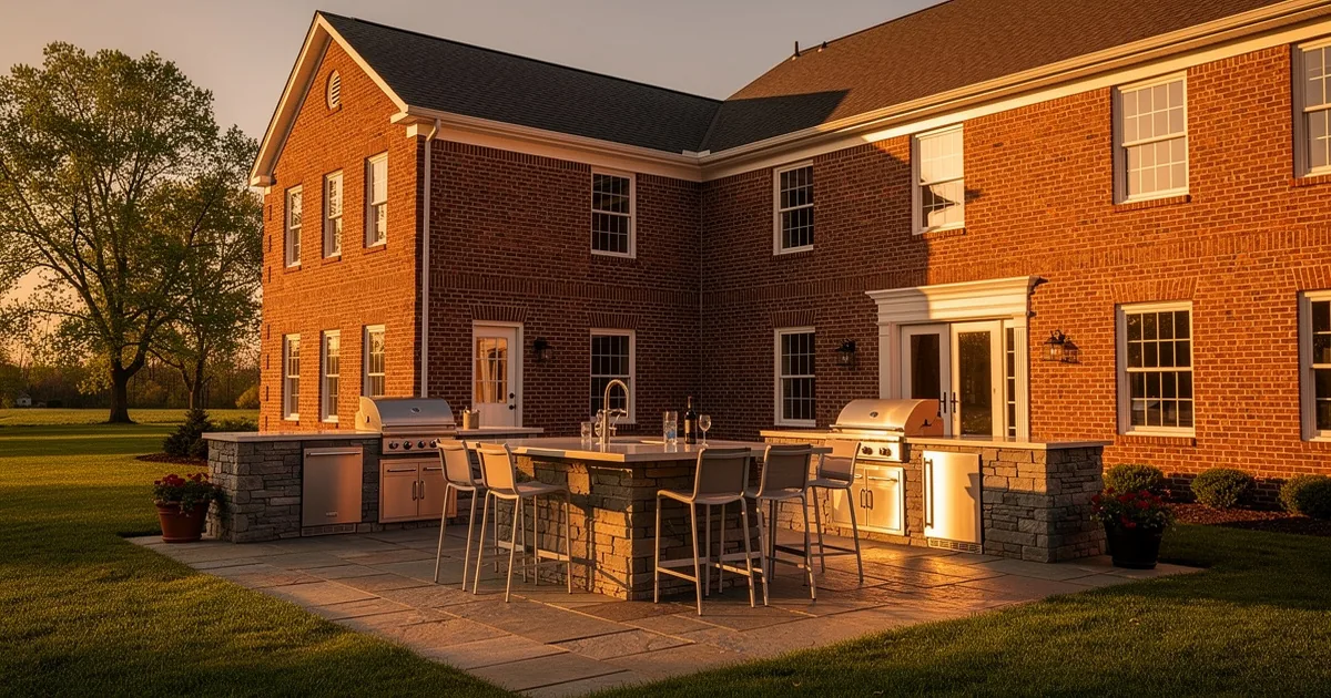 Building an Outdoor Kitchen Near Whiteman Air Force Base