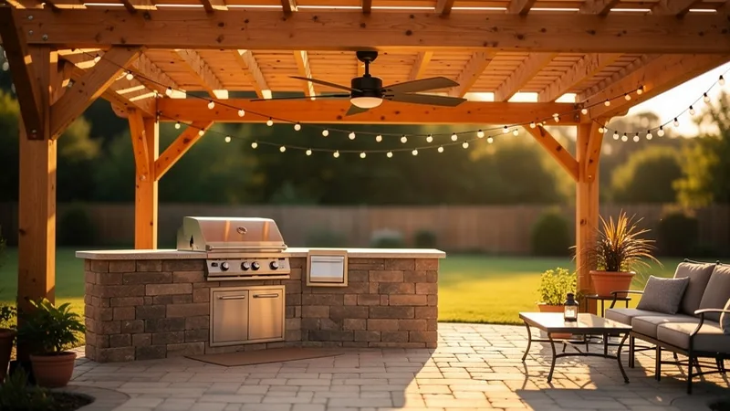 Covered Outdoor Kitchen Structures service in Warrensburg, MO